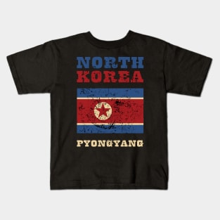 Flag of North Korea Kids T-Shirt